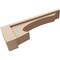 Ekena Millwork 4"W x 24"D x 8"H Thin Emerson Rough Cedar Woodgrain TimberThane Corbel, Primed Tan CORUR04X24X08EMRRCPR - alternate 5